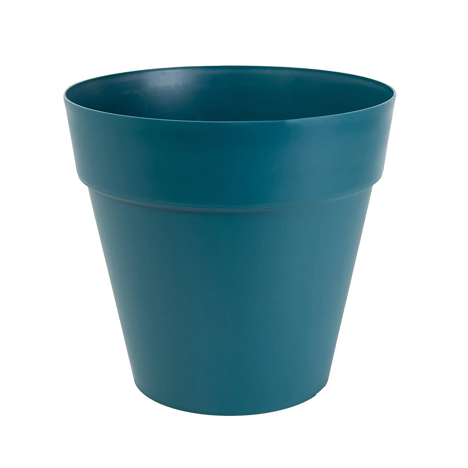 Soho Contemporary Plastic Blue Pot - 21cm 3 Soho Contemporary Plastic Blue Pot - 21cm