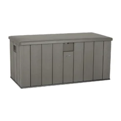 Garden Outdoor Equipment Store 26 LIFETIME 568L Outdoor Storage Deck Box - Rough-Cut Brown