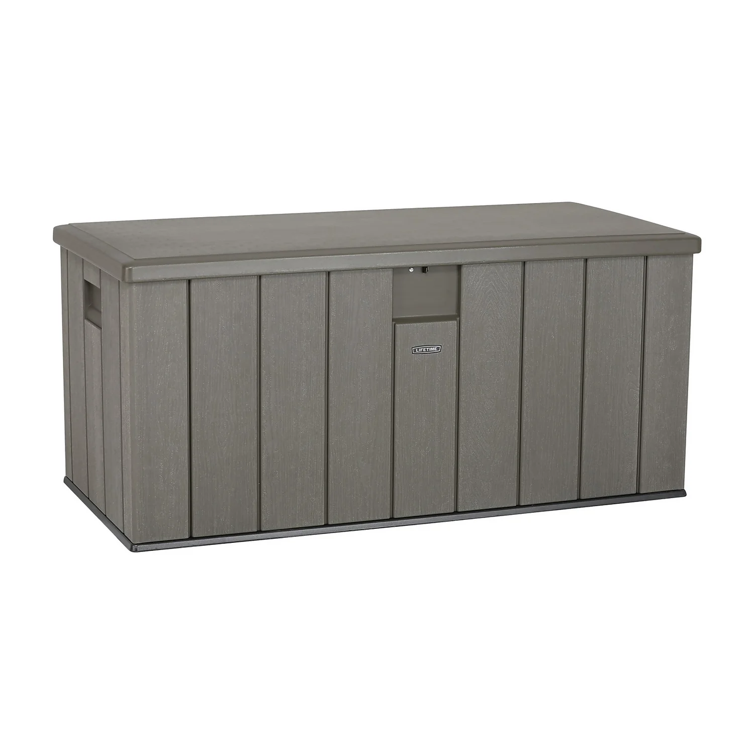 LIFETIME 568L Outdoor Storage Deck Box - Rough-Cut Brown 3 LIFETIME 568L Outdoor Storage Deck Box - Rough-Cut Brown