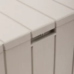 Toomax Bravo Garden Storage Box 270L - Warm Grey -Garden Outdoor Equipment Store 13997481 1495004537193128