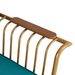 Omari Metal Garden Sofa Set - Teal & Gold 20 Omari Metal Garden Sofa Set - Teal & Gold -Garden Outdoor Equipment Store 14005703 1125022638254731