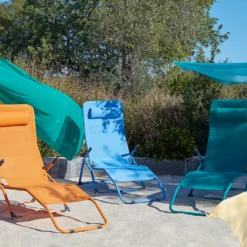 Siesta Sun Lounger - Yellow -Garden Outdoor Equipment Store 14005766 1665022687557256