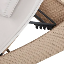 Natural Folding Rattan Sun Lounger 18 Natural Folding Rattan Sun Lounger -Garden Outdoor Equipment Store 14005776 2015022649763655