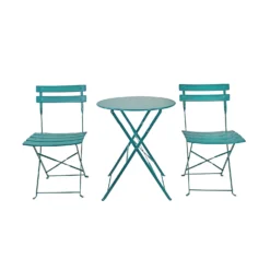 Millie Metal Bistro Set - Green 13 Millie Metal Bistro Set - Green -Garden Outdoor Equipment Store 14005782 6135018249521962