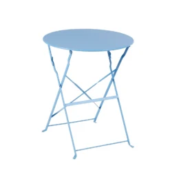 Millie Metal Bistro Set - Blue -Garden Outdoor Equipment Store 14005783 1995022384428895
