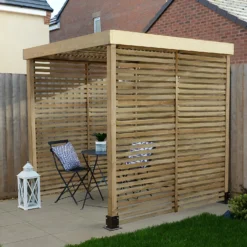 Forest Garden Modular Pergola With 3 Side Panel Packs