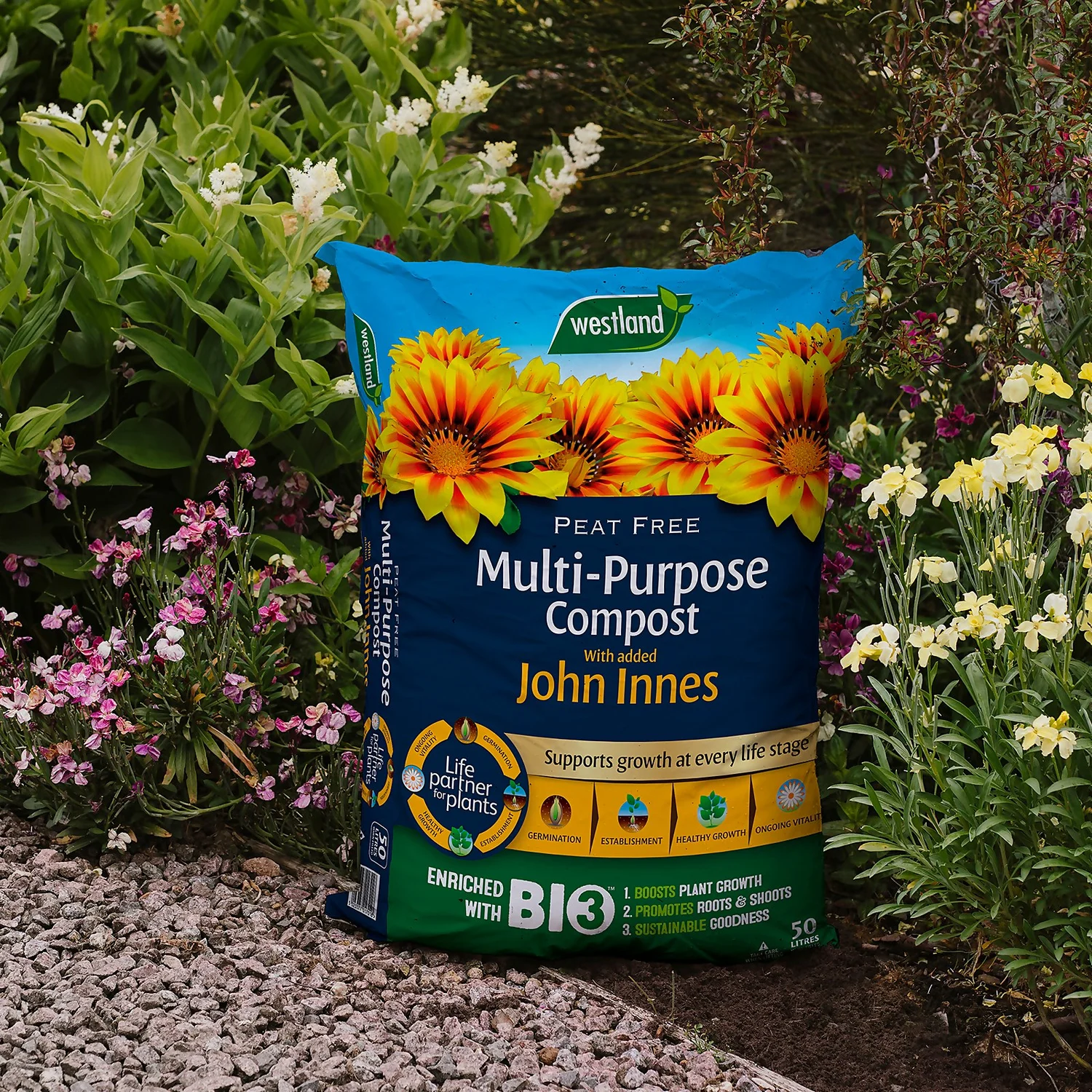 Westland Peat Free Multi-Purpose Compost With John Innes 50L 4 Westland Peat Free Multi-Purpose Compost With John Innes 50L - Image 2