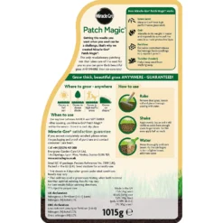 Miracle-Gro Patch Magic Grass Seed, Feed & Coir 1015g -Garden Outdoor Equipment Store 14014510 8245001686106924