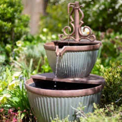 Stylish Fountain Irondale Pours Water Feature 14 Stylish Fountain Irondale Pours Water Feature -Garden Outdoor Equipment Store 14519355 1085050878502974