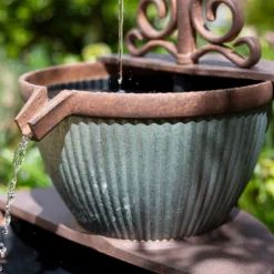 Stylish Fountain Irondale Pours Water Feature 15 Stylish Fountain Irondale Pours Water Feature -Garden Outdoor Equipment Store 14519355 1825050878547047