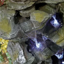 Stylish Fountain Como Springs Water Feature With LEDs -Garden Outdoor Equipment Store 14519356 5765047822618188