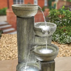 Stylish Fountain Ash Columns Water Feature With LEDs 11 Stylish Fountain Ash Columns Water Feature With LEDs -Garden Outdoor Equipment Store 14519359 4105047822611828