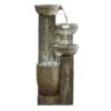 Stylish Fountain Ash Columns Water Feature With LEDs 2 Stylish Fountain Ash Columns Water Feature With LEDs -Garden Outdoor Equipment Store 14519359 7565047822460277