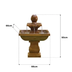 Stylish Fountain Odyssey Water Feature With LEDs -Garden Outdoor Equipment Store 14519360 1335047822692282